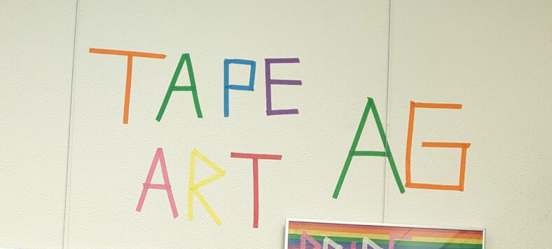 Klebe Kunst am Kolleg – Die Tape Art AG